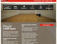 Tablet Screenshot of hotelsquash.sk